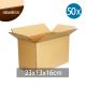 包装紙箱 (7R3) - 23 x 13 x 16cm 3層優質紙箱 x 50pcs + Fragile 貼紙 x 10pcs