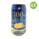 4X 日本製 [橙汁汽酒] 100%果汁 SUTEKI SHIBORI Chu-Hi  (350ml x 4) (藍罐) [1038311]