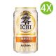 4X 【日本版】 麒麟 一番搾零 無酒精啤酒(350ml x 4) [AR422] 米色箱