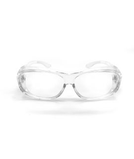 台灣製 1X 兒童護目鏡 抗藍光護目鏡  醫療所用 防飛沫 防疫 抗疫 一副裝 (透明框)