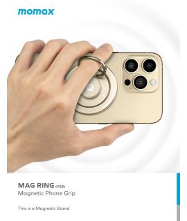 Momax Mag Ring 磁吸手機指環扣 (金色) PS8L
