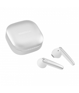 MOMAX Spark mini Wireless Earbuds (Silver) 
