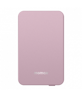 MOMAX Q.Mag Power 6 磁吸無線充流動電源 5000mAh (粉紅色) 