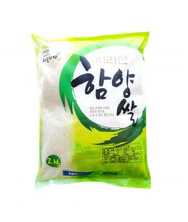 韓國米 智惠山咸陽米 白米 2 kg