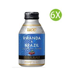 6X 日本製 盧旺達 & 巴西黑咖啡 (275g x 6) #UCC Coffee, UCC 咖啡 [504230]