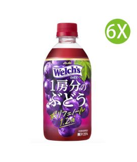 6X 日本製 Welch威路氏提子汁 (470ml x 6) 非碳酸 [2E1NS]