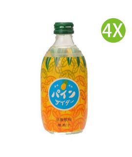 4X 日本製 菠蘿梳打水 (300ml x 4)