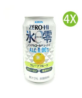 4X 日本製 ZERO HI 冰零 無酒精果汁啤酒 西柚味 (350ml x 4) [AN353]