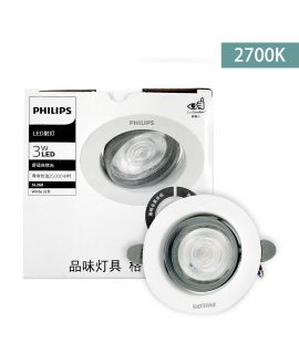 SL268 可調角度LED射燈 3W 2700K 暖白光 68-78mm孔