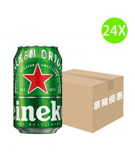 荷蘭製 喜力 24X 罐裝啤酒(330ml x 24罐) fea. 007占士邦 [原箱]