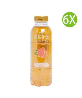 6X 紅茶花伝™Craftea™ 蜜桃茶飲料 (500ml x 6)
