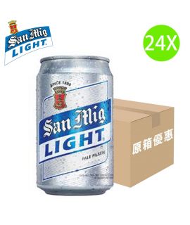 24X 香港製 生力-清啤酒(罐裝)-原箱 (330ml x 24)