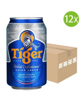 12X 新加坡 老虎啤酒 原箱 (330ml x 12罐)