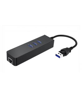 USB3.0 - 3 Port HUB 集綫器網卡 USB 轉 RJ45 Gigabit