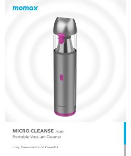 MOMAX Micro Cleanse 便携式迷你吸塵器 RO3E