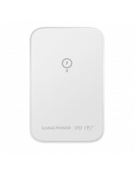 MOMAX Q.Mag Power 磁吸無線充流動電源 5000mAh (白色)
